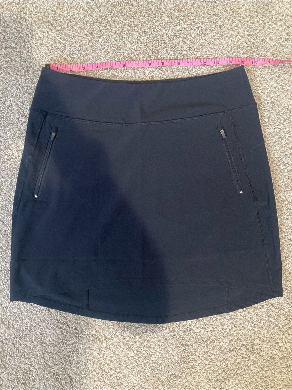Antigua black skirt with Zip Pockets